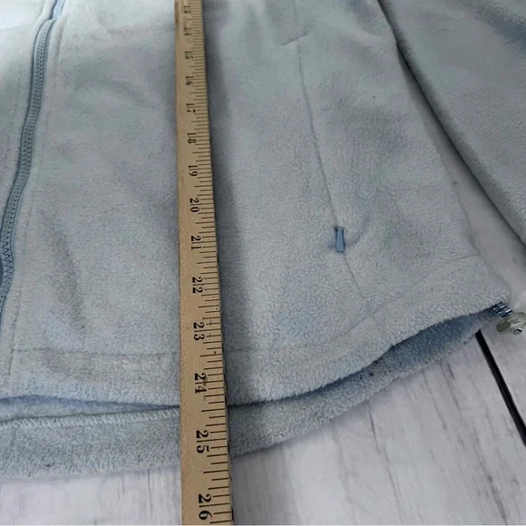 Columbia women’s Full Zip Fleece Jacket in Light Blue - SZ: Medium - Picture 4 of 8